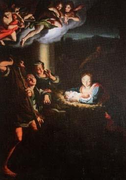 Christoph Franz Hillner Holy night oil painting picture